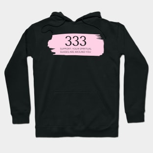 333 Angel Number pink Hoodie